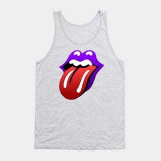 Purple Lips Tank Top